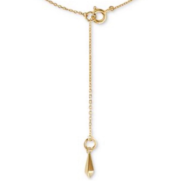 NWT~MICHALE KORS~Gold-Tone Pavé Link Necklace - Picture 6 of 8